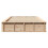 VidaXL vidaXL Bed Frame Brown 140 x 200 cm Solid Pine Wood 2