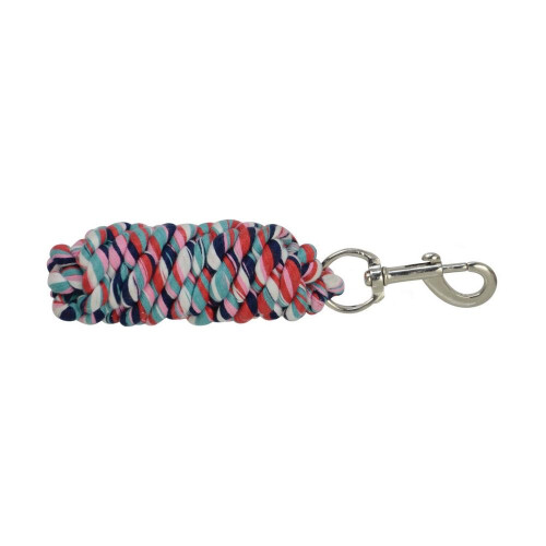 (2m, White/Green/Navy/Red) Hy Three Toned Lead Rope