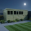 18 x 4 Pent Shed Tanalised (Double Door, With Windows) 3