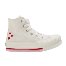(13.5 UK Child, Vintage White) Converse Childrens/Kids Taylor All Star Lift Platform Valentine's Day Trainers