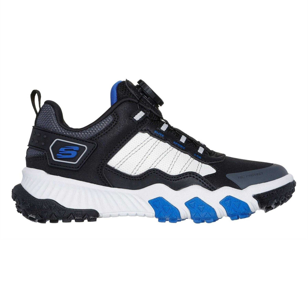 Skechers (12.5 Uk Child, Black/White) Childrens/Kids Elite Sport Trainers