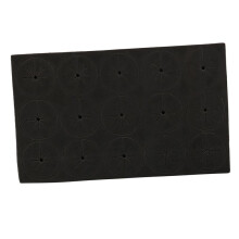 180Pcs Garden Clone Collars Neoprene Inserts Sponge Block for 2 Inch Net Pots Hydroponics Systems and Cloning Machines