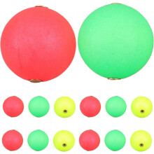 36 flotadores redondos para pesca con anillos de cobre, bolas de flotación de espuma de 24 mm de diámetro.