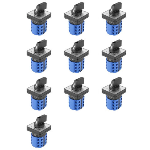 10X 3 Positions -Off- Changeover Control Rotary Cam  20A