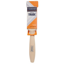 (1in, Orange/White) Hamilton For The Trade Flat Paint Brush