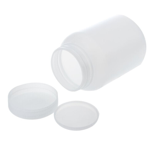 20X Laboratory Chemical Storage Case White Plastic Widemouth Bottle 500mL 2