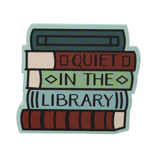 Pocket Notebook Shaped Pulteney Press Quiet in Library Other Book
