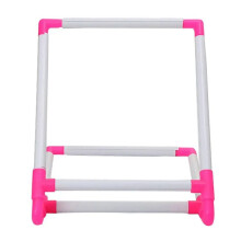 ProstokąTny Plastikowy Klips Ramka do Haftowania Uchwyt Ze Stojakiem ŁAtwa ObsłUga MateriałY do Haftu KrzyżYkowego - 30X25X20Cm