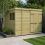9 x 10 Pent Shed Tanalised (Double Door, With Windows) 1