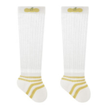 1 Paar Kinder-Cartoon-High-Tube-Socken aus dünner,-Gelbe XS