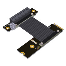 Rechthoekige PCIE-verlengkabel voor NVMe-adapter-20 cm M42UR