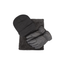 (S, Charcoal) Mountain Warehouse Childrens/Kids Accessories Set (Pack of 3)