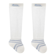 Knielange Socken für Kleinkinder, leichte, dehnbare,-Blau XS