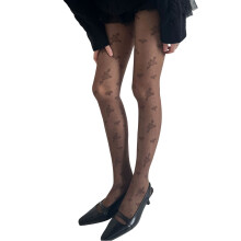 Panty met hoge taille voor dames, panty met controletop,-Koffie