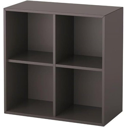 IKEA EKET 4 Compartment Cabinet-Dark Grey 70x70cm