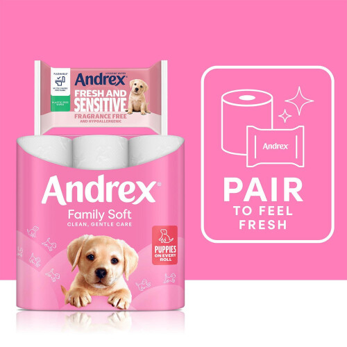 Andrex Andrex Gentle Clean Toilet Tissue, 135 Rolls 2