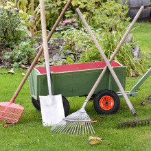wielset voor 2 kruiwagens met slang