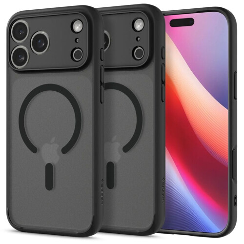 Étui Spigen Ultra Hybrid MagSafe pour iPhone 17 Pro Max - Noir