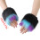 Bunte Fleece-Fäustlinge, pelzige Handschuhe,-Abschnitt 8 4