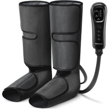 Nekteck Leg Massager with Air Compression for Circulation and Relaxation, Foot and Calf Massage Machine with Hand-held Controller