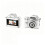 Retro  Keychain Camera Compact Thumb Pocket Digital Cam 1080P CCD Flash Magnetic Mount B:White 1
