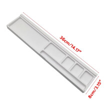Mechanical Keyboard Wrist Rest Pad with Clear Lid Partition Storage Case Typing Mat Hand Rest Desktop Storage Box Black