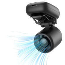 -Clip-Ventilator, Tragbar, Ultraleicht (Nur 57 G), Wiederaufladbar, 3 Geschwindigkeitsstufen, USB-C-Anschluss, Gesichtskühlung
