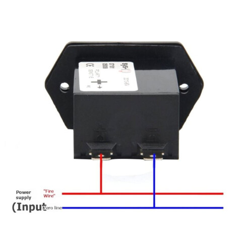 10V-80V Hour Meter Rectangle Sealed Hour Meter for Engineering Vehicle Generator Hour Meter SYS-1 1