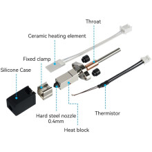 Neues Upgrade-Keramik-Hotend für  K1C/K1 MAX Hotend, Austauschbare Düse, Gehärteter Stahl für K1 K1 MAX Hotend