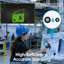 1400 Dots 6mm & 3mm 3D Scanning Markers for 3D Scanner, High Tracking & Positioning Dots for 3D Scan (28 Sheets)