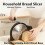 Manual Bread Slicer for Homemade Bread with Hand Crank, Scale , Metal Guide, Adjustable Thickness and Foldable Base 1