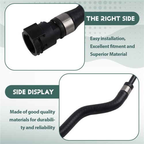 17127565092 External Coolant Hose for  1 Series E87 3 Series E90 E91 E93 X1 E84 2