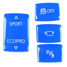 Kit de Acabamento da Alavanca de Câmbio ESP Sport  para  1 2 3 4 F20 F22 F23 F30 F32 F36 - Acessórios Internos - Azul