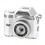Retro  Keychain Camera Compact Thumb Pocket Digital Cam 1080P CCD Flash Magnetic Mount B:White 2