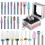 25 Piece Nail Milling Cutter Set, Ceramic Carbide Diamond Cuticle Nail Drill, Efficient Removal Drill Tool 1