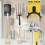 6-Pack Shed Tool Hook Set: Storage Hooks for Garden and Hand Tools Storage Shed Tool Storage 1
