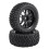 RC Fjärrstyrd Modellbil Däckdiameter 75 mm Terrängbil Rallybil Lämplig för 1/10 Däckrem Svampfoder 6