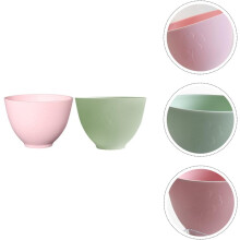 4 cuencos de silicona para mascarillas de salón de belleza, cuencos para mezclar mascarillas caseras, ideales para el hogar. Incluye herramientas.