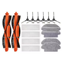 Main Side Brush Hepa Filter Mop Cloth Set Compatible with Mijia STYTJ02YM 2S/3C V2 PRO/V3 SE Conga 3490 Spare Parts