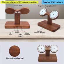 US PLUG,Dual Phone Charging Station for Charger Stand Magnetic Charger for 17 16 15 14 13 12 Series