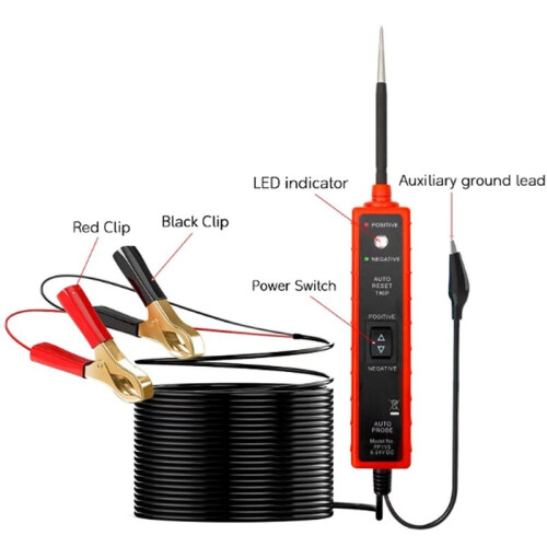 6V-24V  Automotive Electrical Tester Multifunctional Circuit Diagnostic Tool Polarity Continuity Test Inspection Tools 1