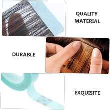 4 rollos de cinta adhesiva de doble cara para pelucas, tiras adhesivas para extensiones de pelucas y sistemas de cabello con encaje frontal.