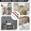 6 Pcs Plumbing Tools Kit with Angle Stop Wrench & 1/2-Inch Compression Sleeve Puller,Plumbers Wrench, Sandpaper 5