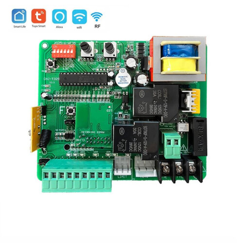 Tuya  Module Door 220V Sliding Gate Motor Control Board with 433mhz Remote Control Electric Door Motor Controller 1