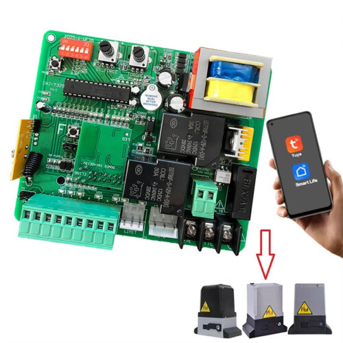 Tuya  Module Door 220V Sliding Gate Motor Control Board with 433mhz Remote Control Electric Door Motor Controller 2
