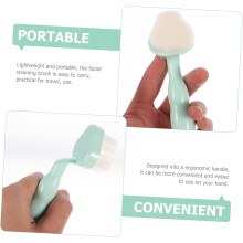 Cepillo facial de limpieza profunda para mujeres, exfoliante facial, limpiador suave para la limpieza de poros.