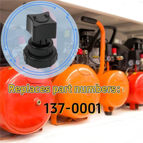 Replacement Manifold Plastic Air Compressor Regulator Valve Knob Fit for Sanborn 1