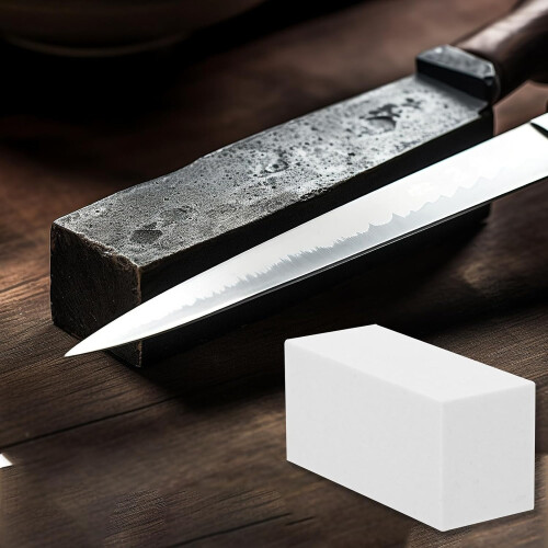 Bloque de piedra aplanadora de doble cara, práctico y cómodo de usar.