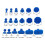 Dent Remover Tool for Car,Car Dent Puller Kit,Vehicle Dent Repair Tool, Car Dent Repair Kit,Pulling Small Dents Out 6