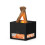 2-in-1 Himalayans Salt Lamp & Essential Oil Diffuser Aromatherapy Diffuser Automatic Fragrance Flame Humidifier Black 1